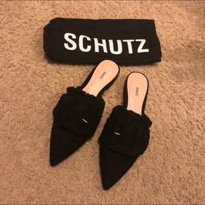 Schutz mileni buckle flats